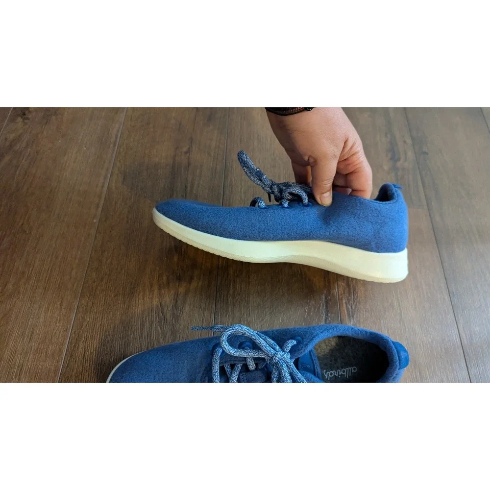 Allbirds Women Wool Runners Blue Merino Wool Sneakers Size 9 WR W9 - Picture 8 of 8